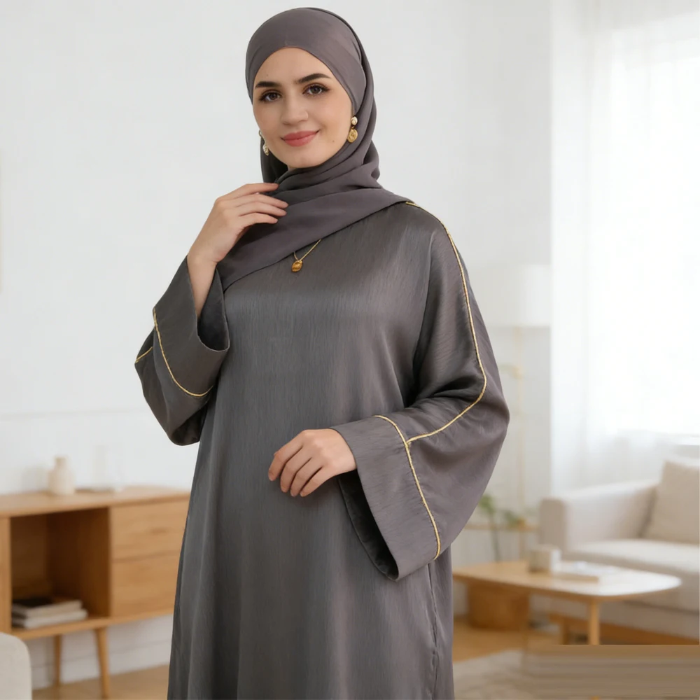 

Ramadan Abaya Dubai Kaftan Women Muslim Hijab Dress Eid Djellaba Islam Clothing Caftan Marocain Femme Robe Vestidos Arabic Robe