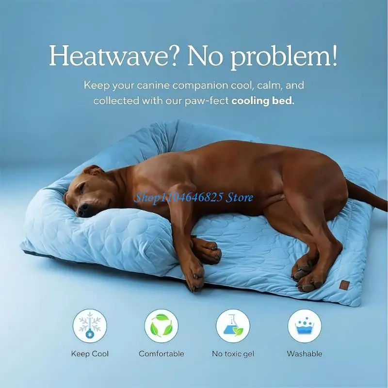 

Cats Large Cooling Cushions Bed Pad Cushion Cats Cooling Bed for Hot Weather Heat Dissipation