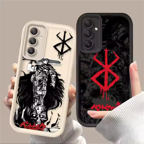 Anime Berserk Comics Soft Silicone Case for Samsung Galaxy S25 S24 S23 Ultra S22 S21 Plus FE 5G A54 A34 A14 A73 A53 A33 5G Cover