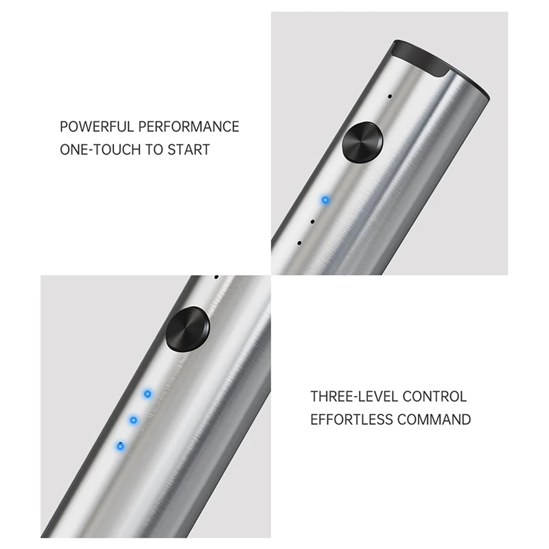 Electric milk foam Milk Frother Stick Rechargeable with 3 Speeds and Stand, Electric Milk