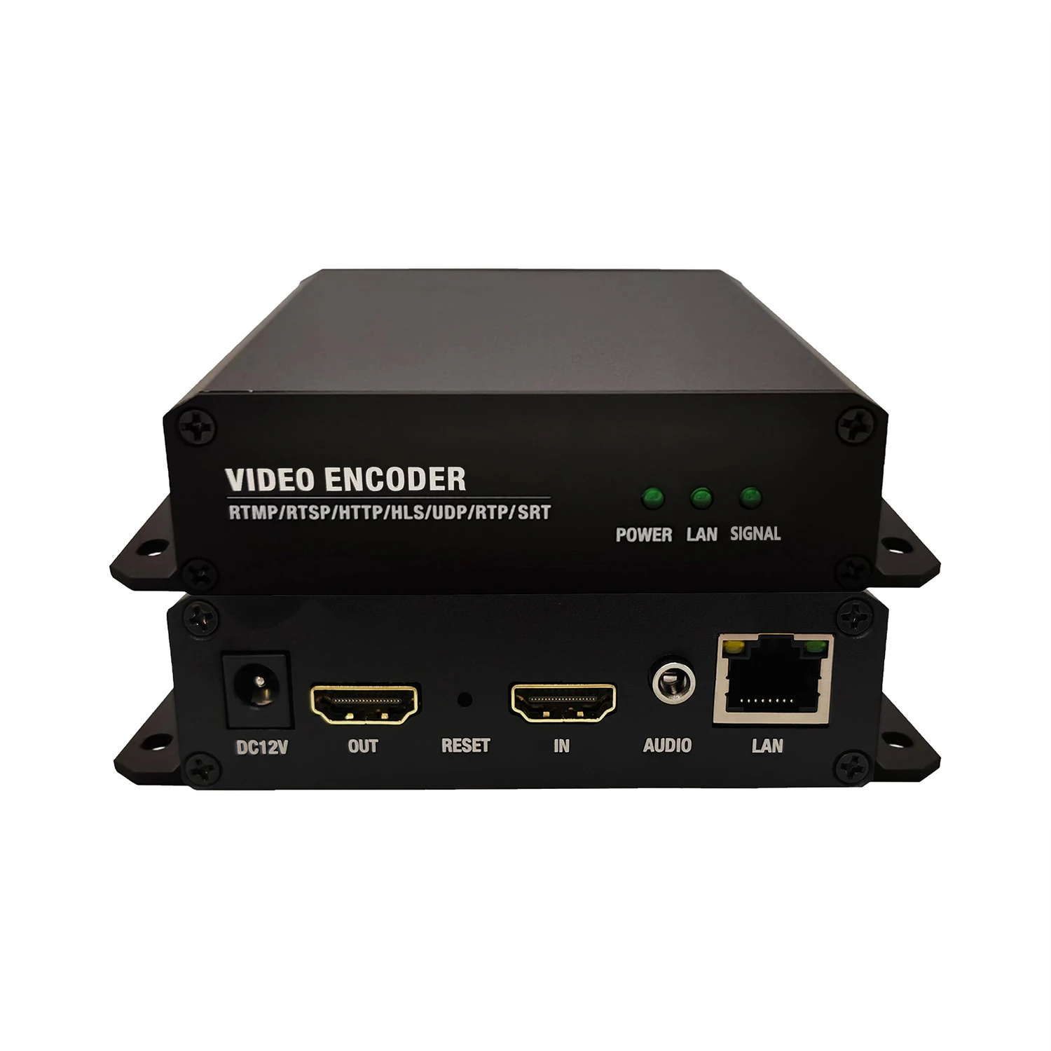 H.265 Hdmi Loop Encoder, H.264 MJPEG, 1080P60, Hdmi Loopout, RTMP RTSP SRT HLS, ONVIF IPTV Live Streaming Encoder