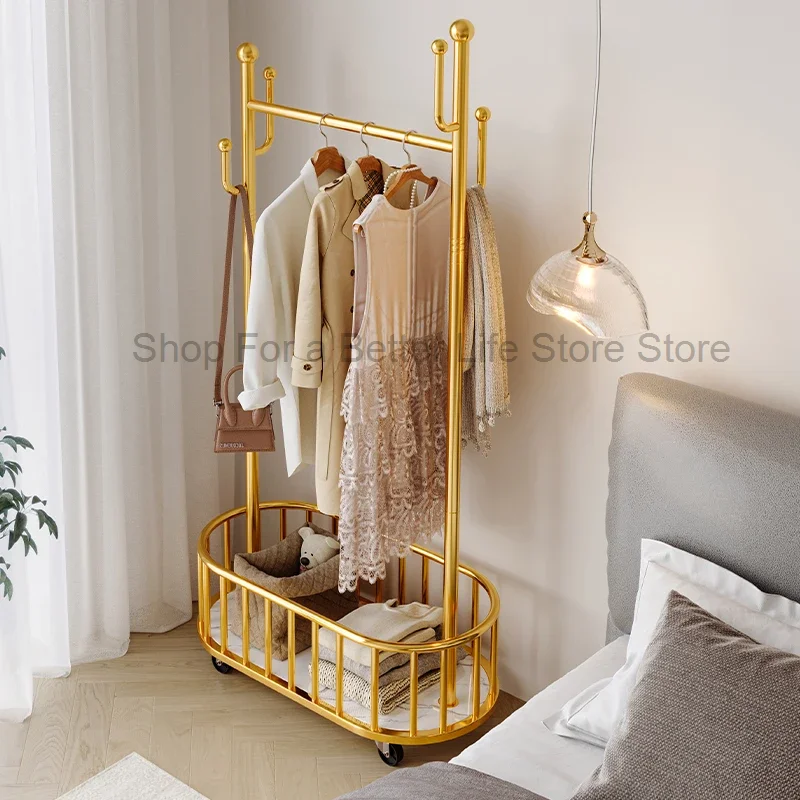 

Headboards Living Clothing Rack Coat Clothes Hanger Garment Closets Bedroom Stand Salon Wardrobe Perchero Pared Home Decoration