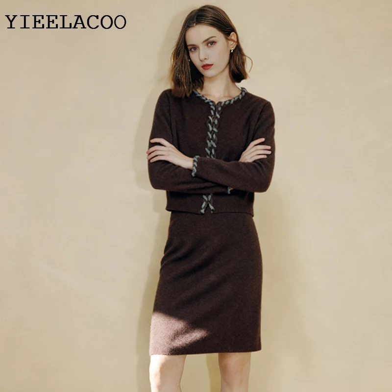 

women's Knitted cardigan Jacket one-piece spring / autumn classics Fashionable, casual, versatile, simple jacket