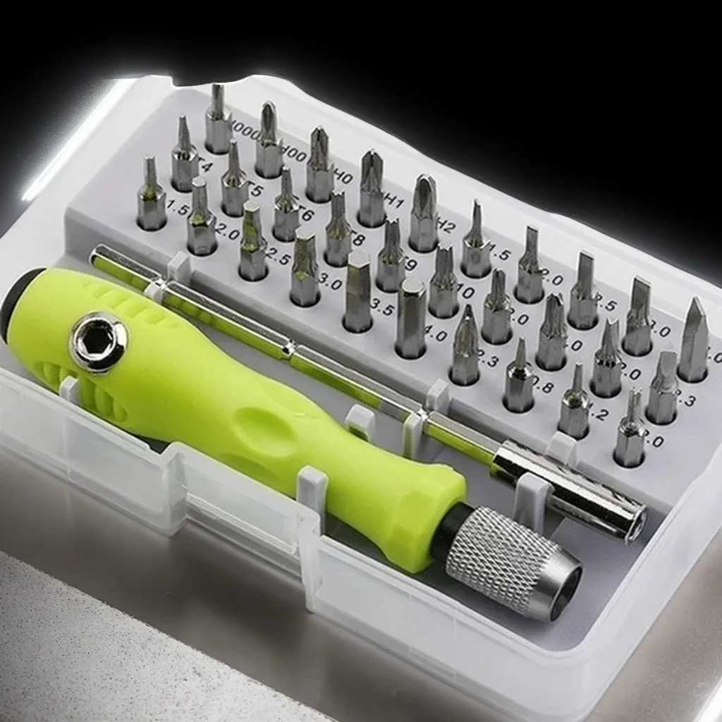 

16/32pcs Motorcycle Repair Precision Magnetic Screwdriver Set - Mini Bits Kit for Phone, iPad & Camera Maintenance