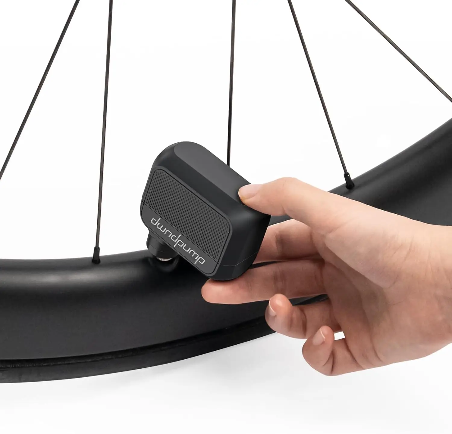 

Mini Electric Bike Pump, 100 PSI, Portable Tire Inflator with Presta/Schrader Valves for Road Bikes