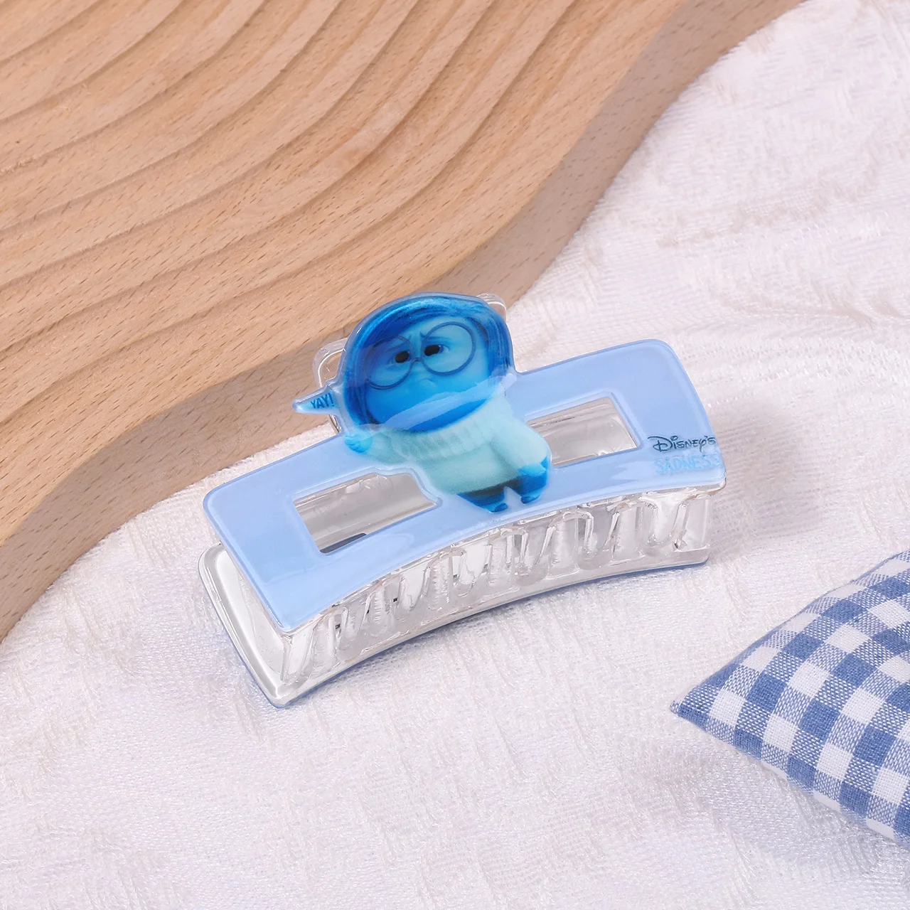 

1pc/9pcs Disney Brain Drain Team Colorful Hair Claw Clips Cute Decorative Hairstyle Accessories Practical Daily Use Grips