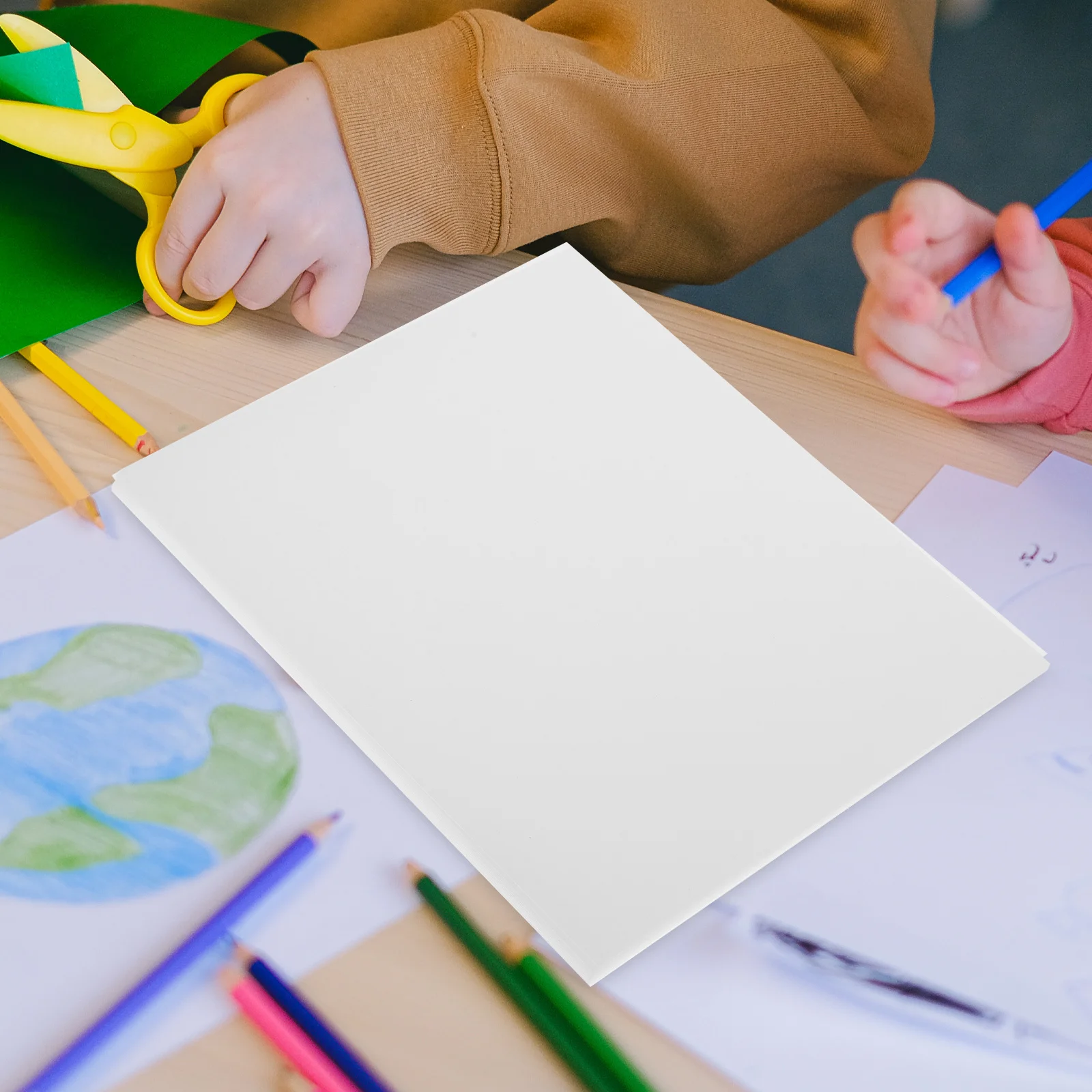 15Pcs 3D Printing Stencils with Pen Accessory Reusable Transparent PVC Sheets for Home Decor DIY Greeting Cards Album