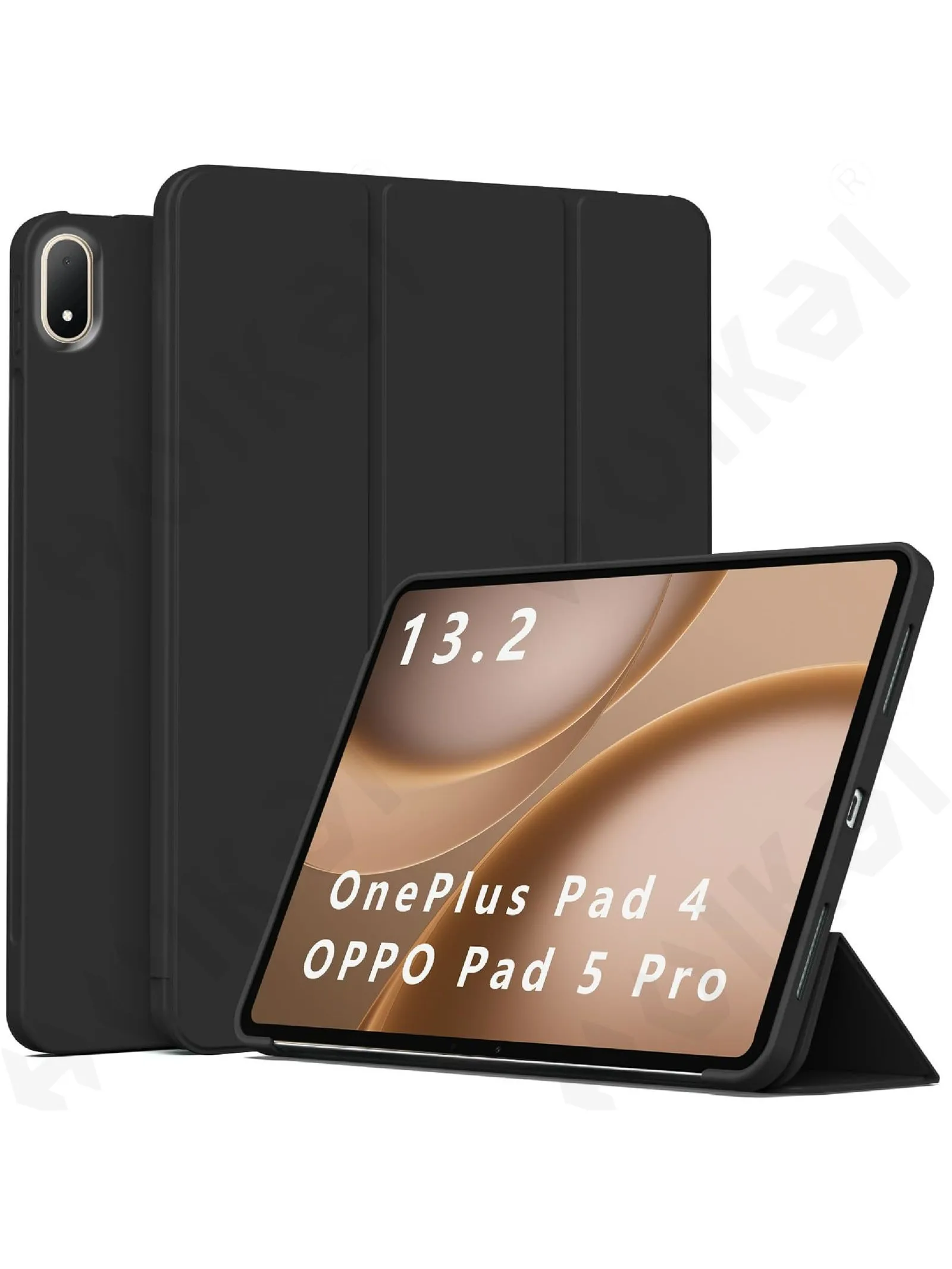 Etui na OnePlus Pad 4 2026 Trifold PU Skóra Ekologiczna Miękka Obudowa z Podstawką na Tablet Funda Oneplus Pad 4 One Plus Pad 4 Etui 13.2 cala — zdjęcie produktu 7