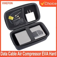 New EVA Hard Travel Carrying Storage Bag Case for Baseus Car Air Compressor Electric Tyre Inflator Pump Data Cable Storage Bag