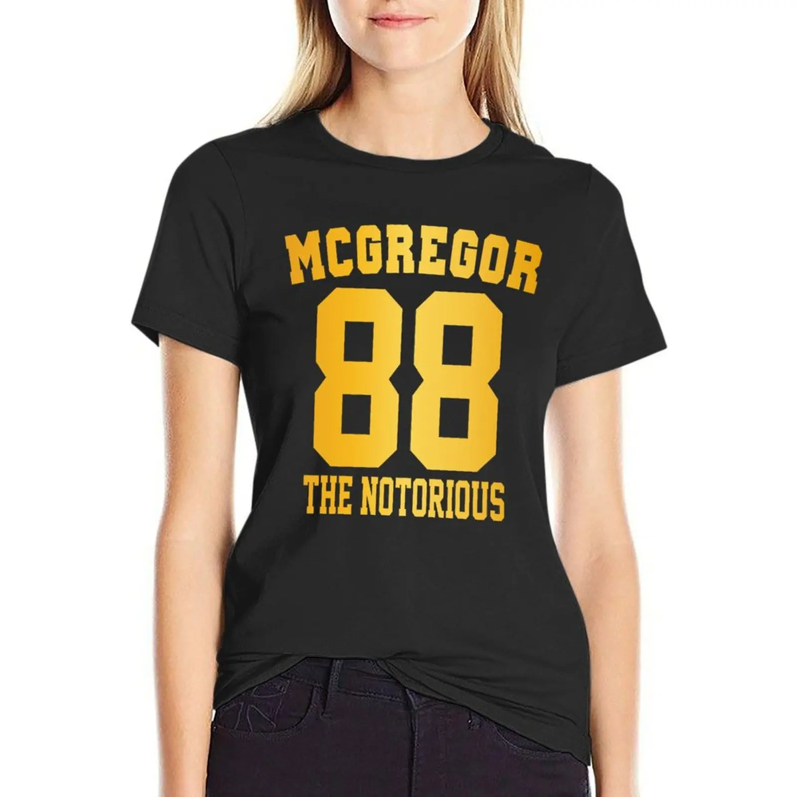 conor mcgregor 88 T-Shirt Blouse tops Aesthetic clothing kawaii clothes Womens graphic t shirts