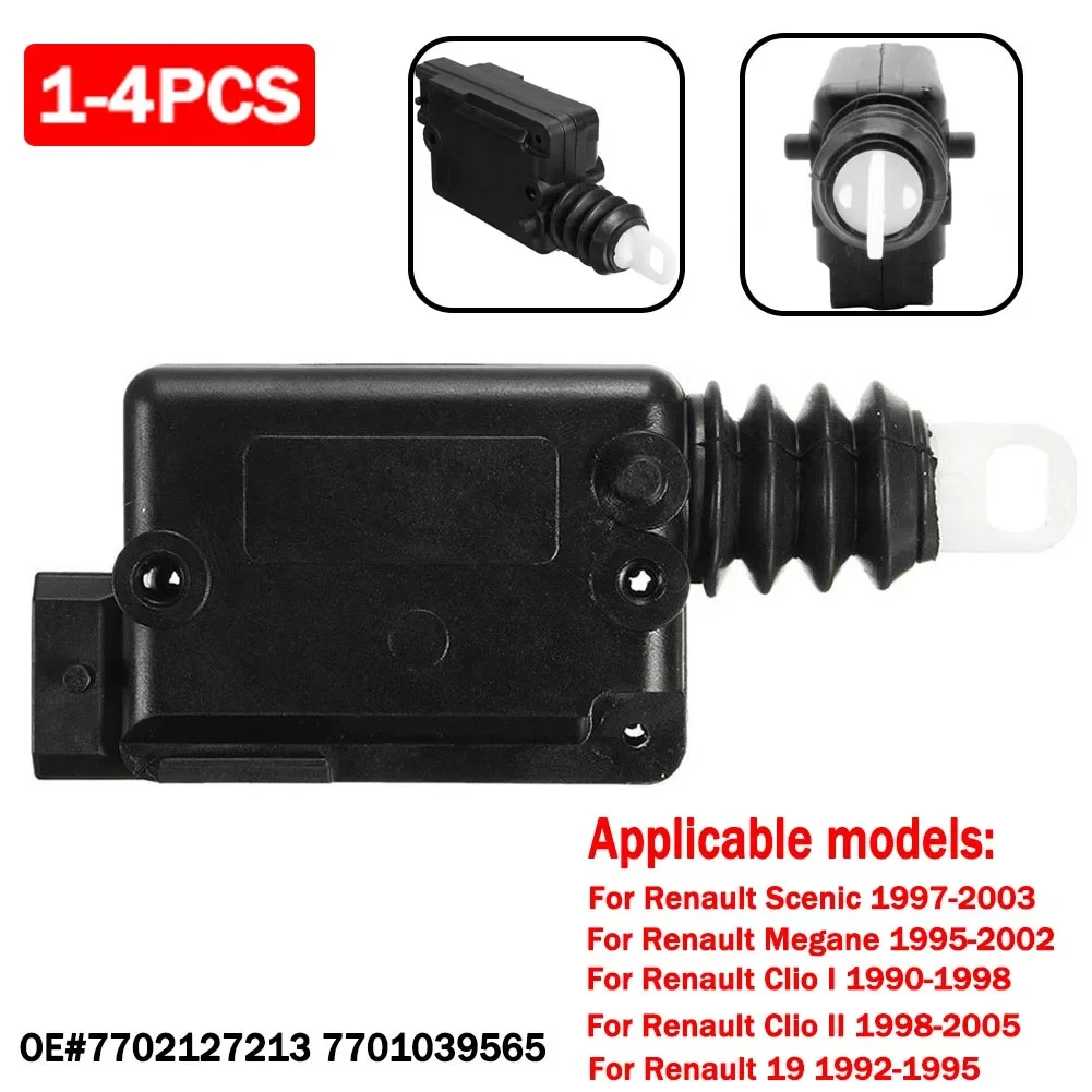 1-4PCS 2 Pin Central Locking Motor Actuator Door Security Lock for Renault Clio I II Megane Scenic OEM No.7702127213 7701039565