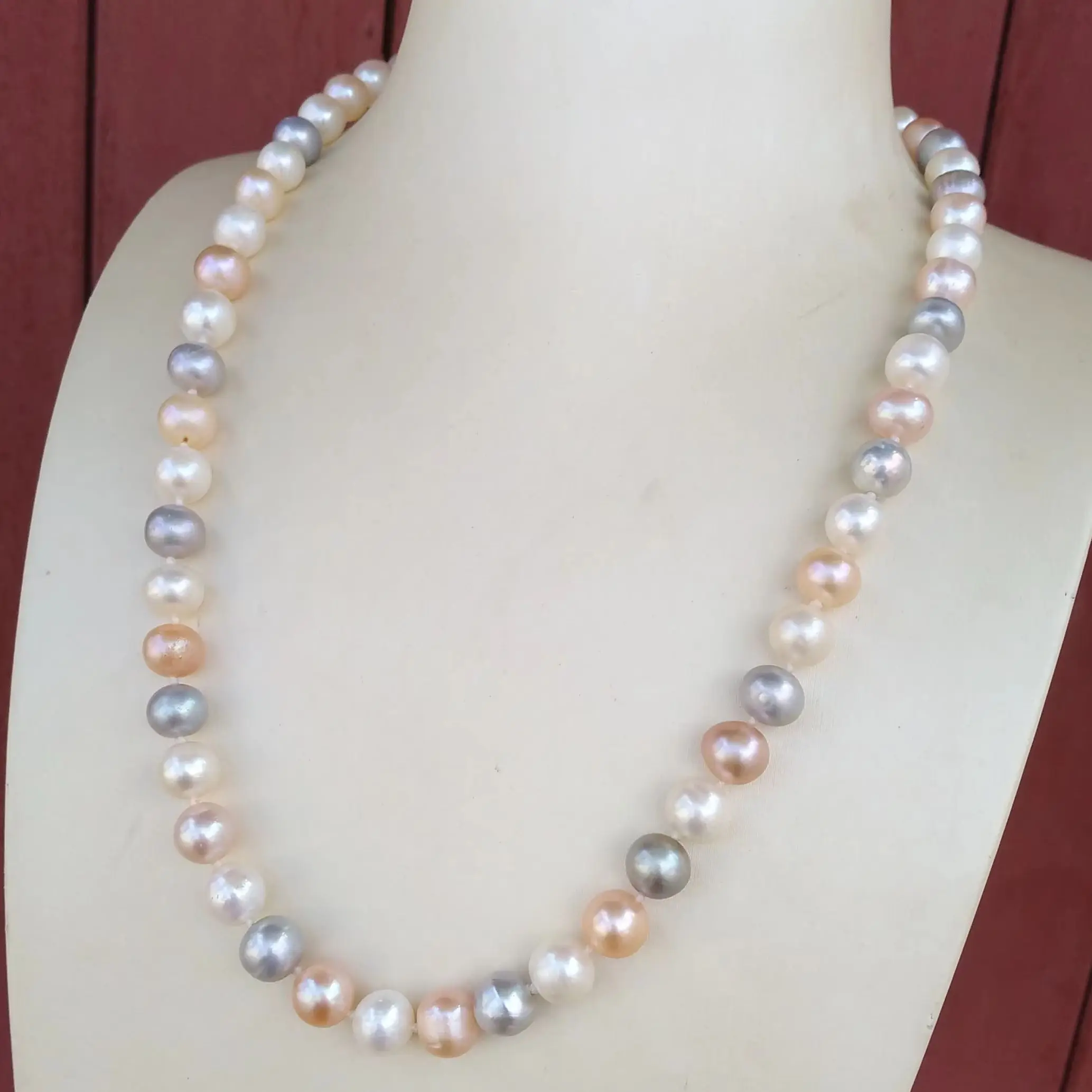 

Ожерелье из натурального жемчуга Южных морей, 18 дюймов, белое, фиолетовое, разноцветное, класса ААА+, редкое, красивое, подходит для любого случая