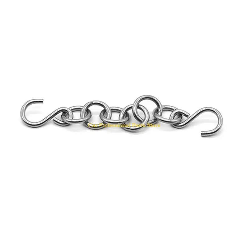

R53D Heavy Duty Steel 9" Safety Chain with Hooks for Car Dent Repair Chain for Crowba
