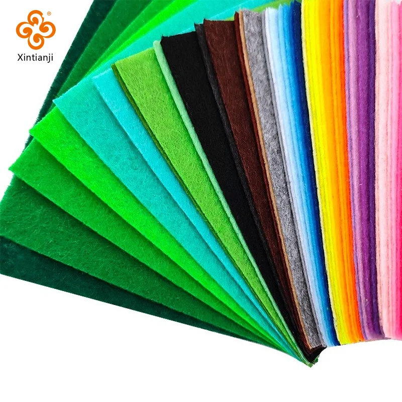 45 Colors 20x20cm/20x30cm Soft Felt Fabric Non-Woven DIY Felt Fabric Arts Crafts Sewing Children\'s Handmade Materials