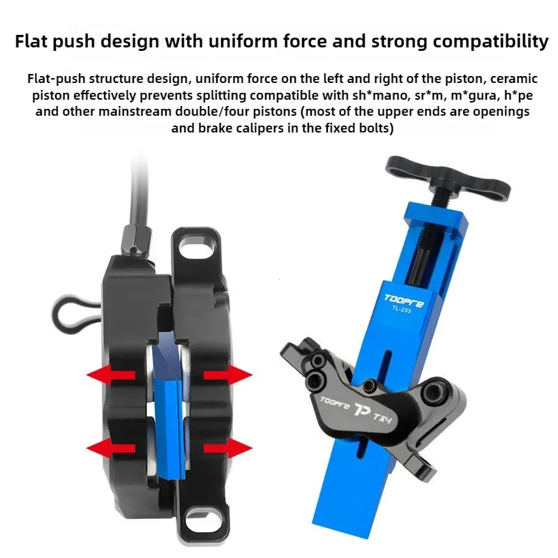 Étrier 2 Pistons/4 Pistons outil de réinitialisation outil de presse à Piston pour outil de réinitialisation du Piston de frein de vélo SRAM/SHIMANO réinitialisation du Piston d'étrier