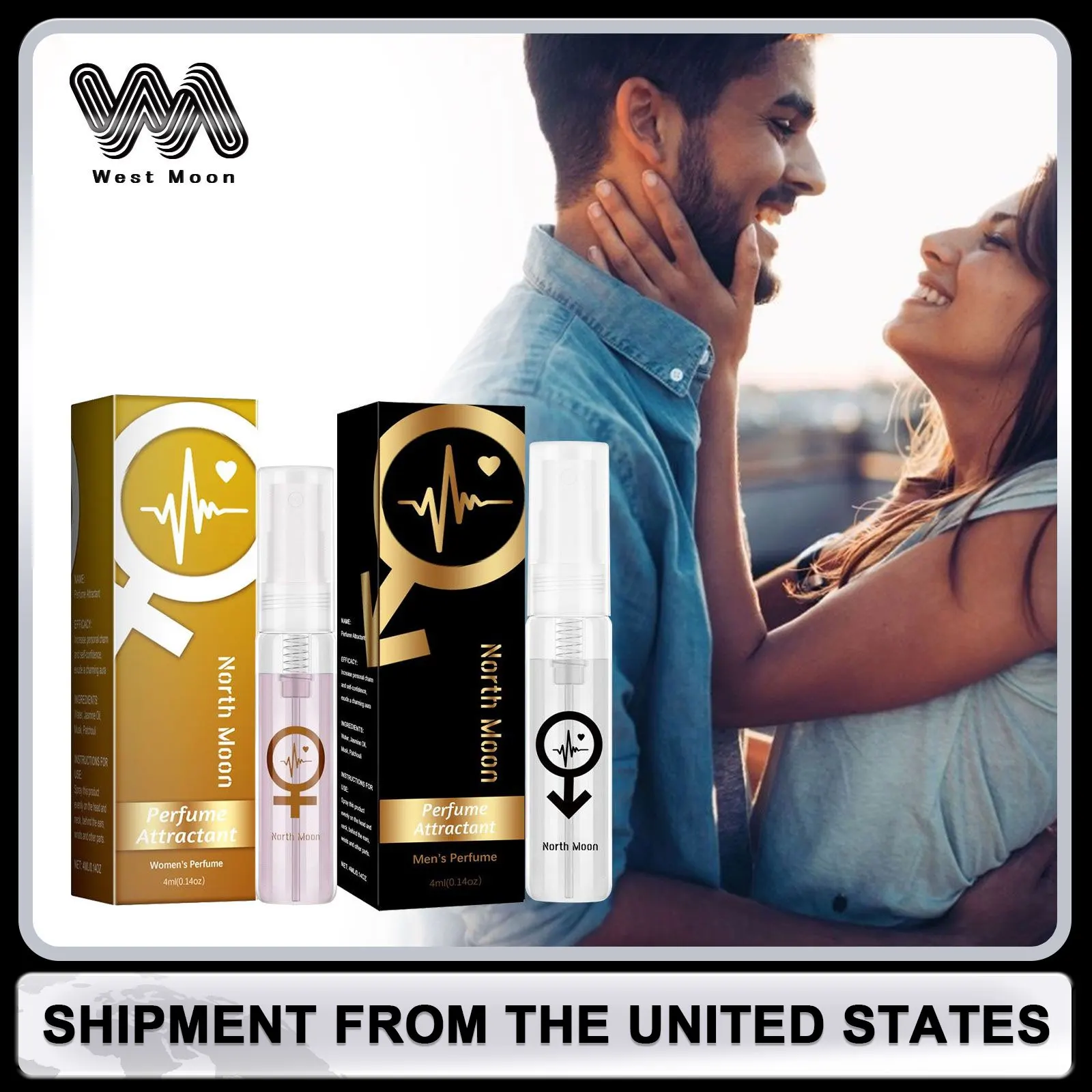 Charming Perfume for Men and Women Improve Confidence Long Lasting Fragrance Dating Eau De Parfume Natural Fresh Elegant Perfume