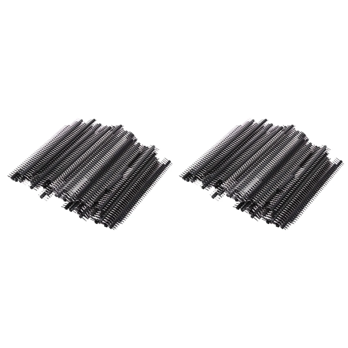 

200Pcs Male Header Pins, Straight Single Row 40 Pin 0.1 Inch (2.54Mm) Male Pin Header Connector Pcb Board Pin Electronic