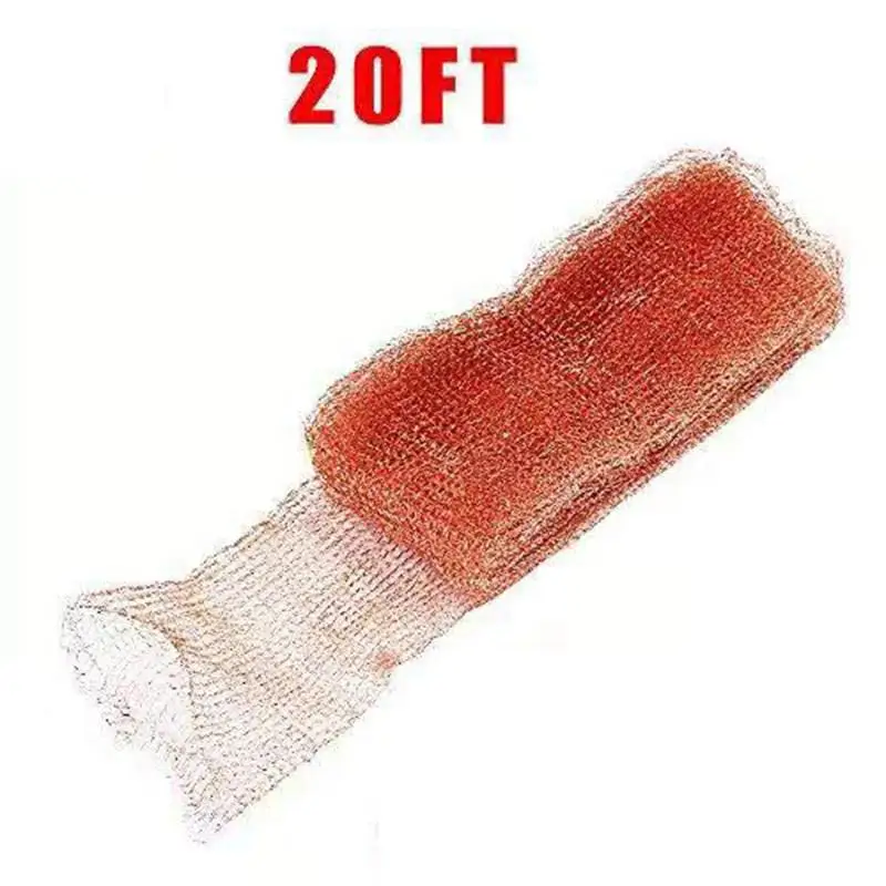 Knitted Copper Mesh For Bat Mousee Cave Hole Gaps Blocker Anti Bite Knitted Pure Copper Mesh Pests Stopper Home Garden Tool