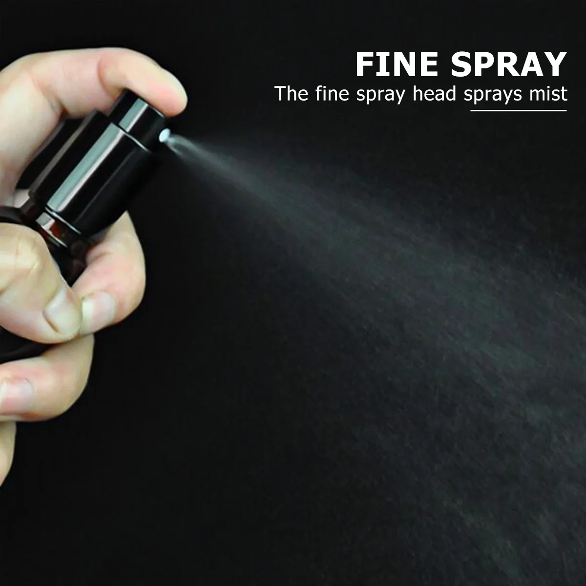 

10Pcs Electric Aluminum Spray Heads Replacement Sprayer Head for Watering Plants Bonsai Cleaning Black Fine Mist Nozzle