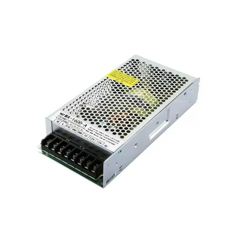 Screw Power Box for Arcade Gaming Machine High-power 5V12A/12V10A Compatible with Coin Operated Gaming Machine Power Supply