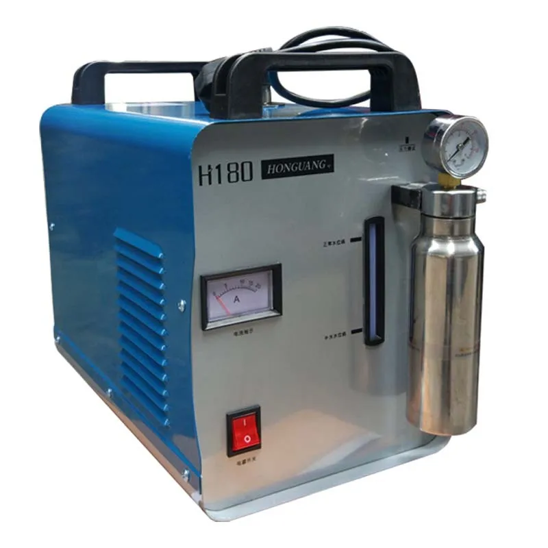 plexiglass acrylic electrolysis water welding machine 220V flame polishing machine hydrogen and oxygen generator