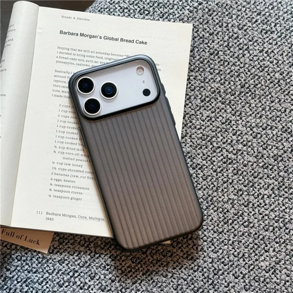 نمط خطوط ثلاثية الأبعاد مطلي بالكهرباء لحافظة Magsafe المغناطيسية لهاتف iPhone 17 17Pro 16 15 14 Pro Max غطاء PC صلب غير لامع مقاوم للصدمات #4