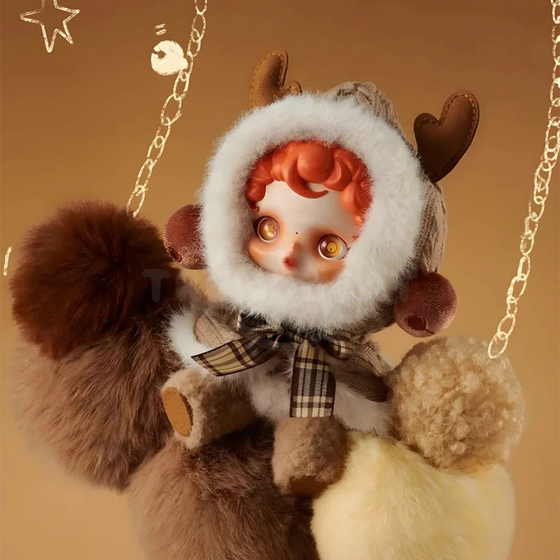 Genuine Skullpanda Winter Symphony Series Dolls Kawaii Skullpanda Pendant Mystery Box Collection Toys Girl Festival Gifts