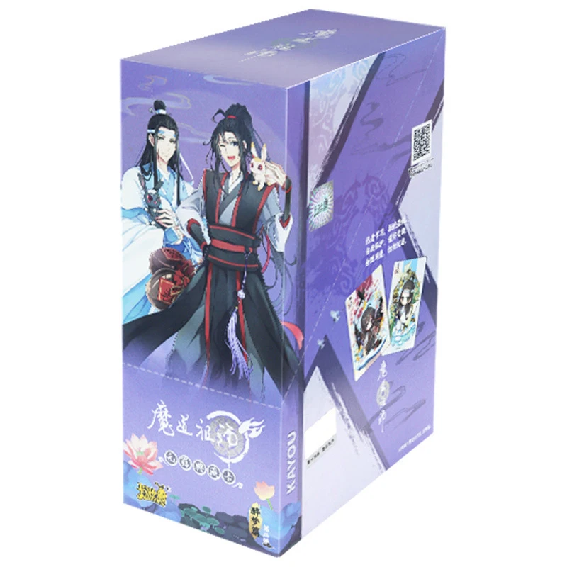 Original KAYOU Animation MoDaoZuShi Cards Drunk Dreams Wei Wuxian Lan Wangji Signature Card Collection Card Master Devil