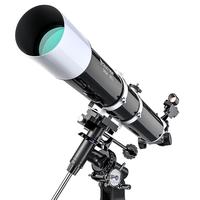 Celestron Deluxe 80 EQ Astronomical telescope Enhanced Stainless Steel Tripod, EQ2, Equatorial Mount Bracket, 80/900