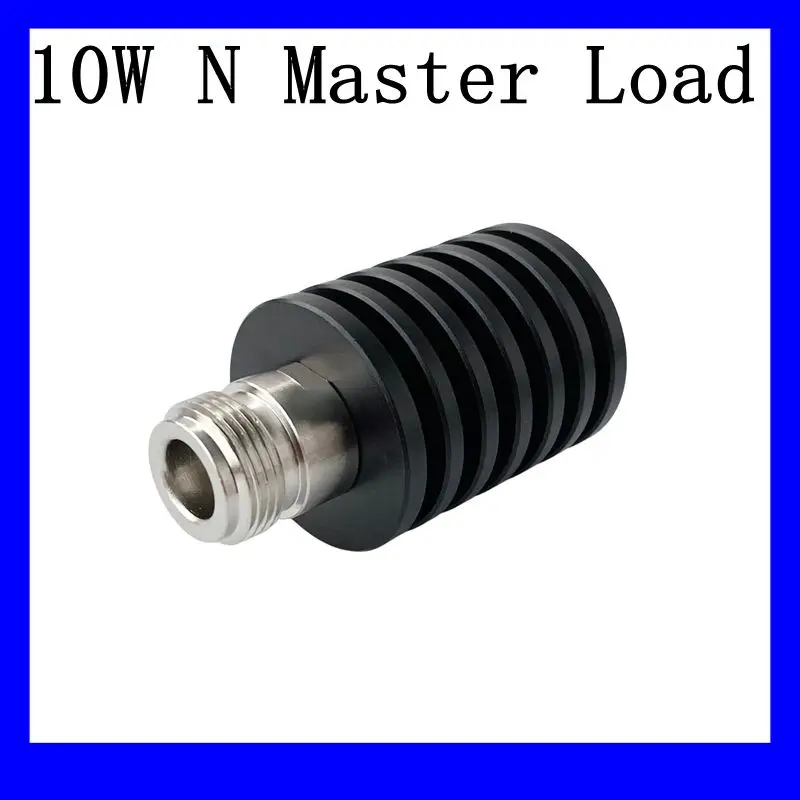 

10W N Female Plug RF Coaxial Termination Dummy Load 3GHz/4GHZ/6GHZ 50ohm Nickel Plated Cap Connectors Accessories