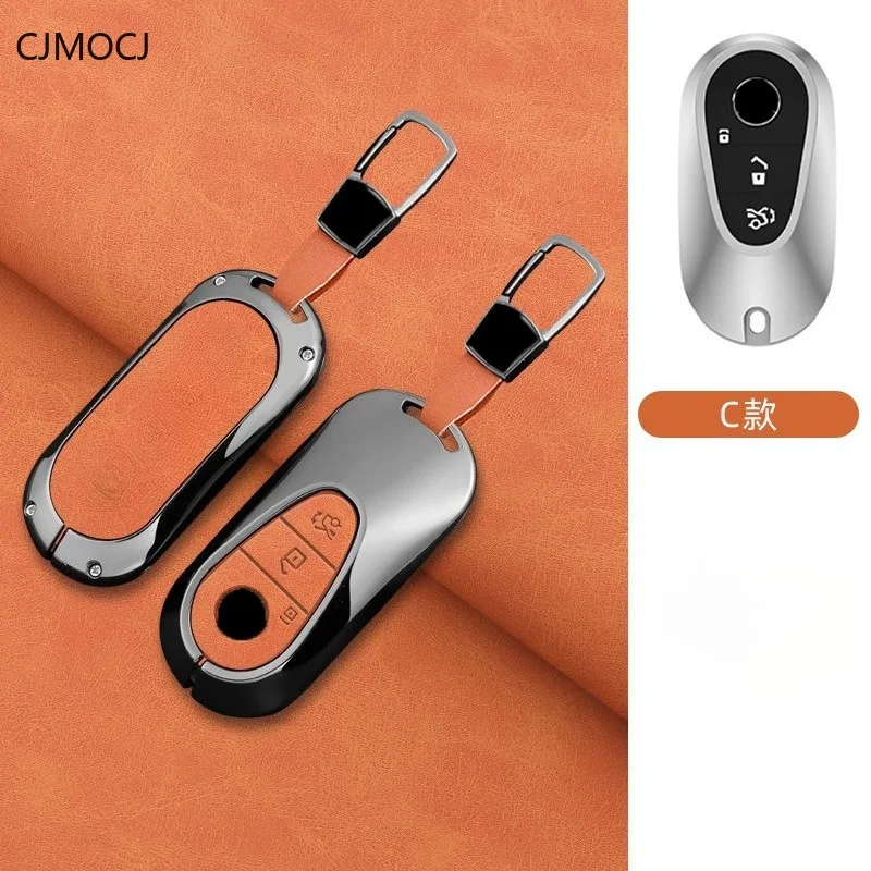 

Premium Zinc Alloy Key Cover Case for Mercedes C260L/C200L/GLC300L/E300L/S-Class (2024 Models) - Luxury Key Fob Protector