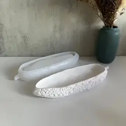 Irregular Long Candle Cup Silicone Mold Candle Jar Storage Box Succulent Planter Plaster Mould Drip Moulds
