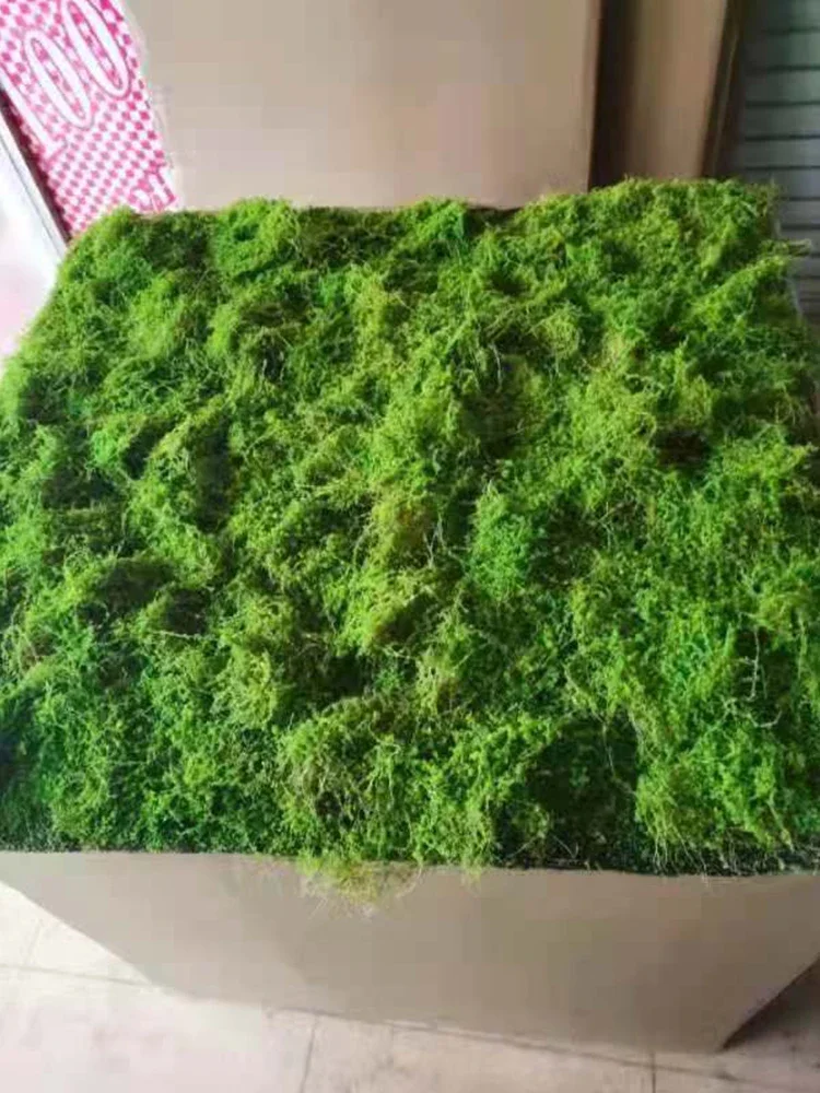 Fake Moss Green Grass Lawn, DIY Artificial Moss, Micro Landscape, Wallpaper, Home Shop, Wedding Decoration, 100cm * 100cm