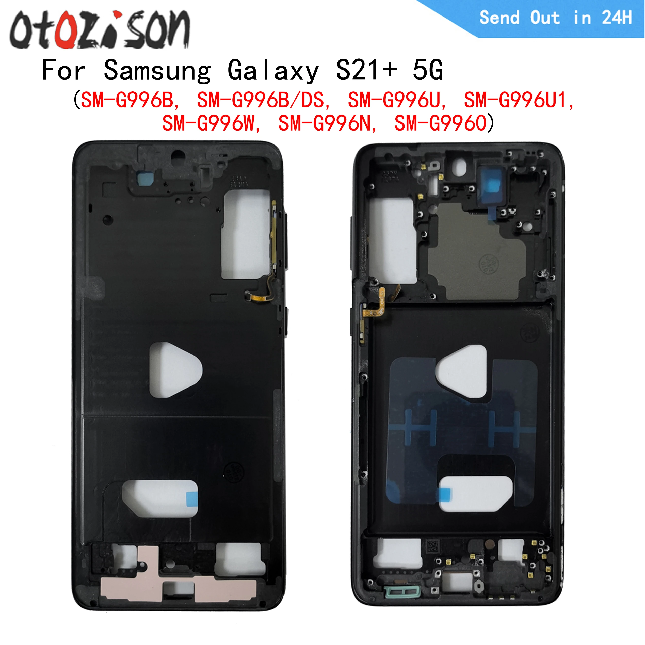 Housing Middle Frame LCD Bezel Plate Panel Chassis For Samsung Galaxy S21+ 5G SM-G996B G996U  G996W G996N G9960 Middle Frame