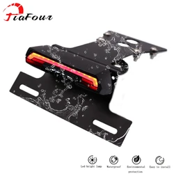 FIT For XSR 900 XSR900 14-21 LED Tail Light Turn signal Blinker Lamp Fender Eliminator Registration License Plate Holder