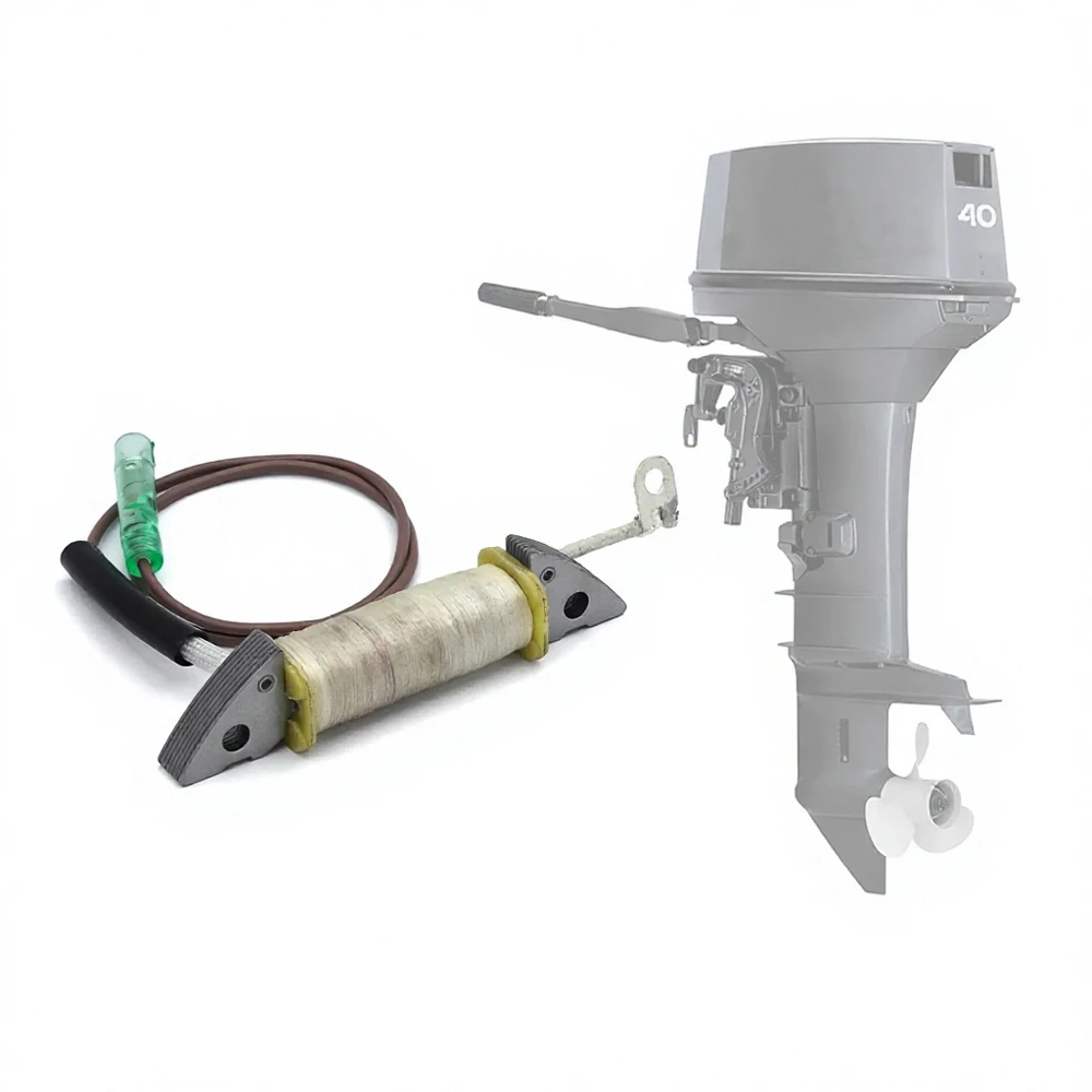 6F5-85520-G0-00 Charge Coil for Yamaha 40HP J Model 6F5 6F6  Outboard