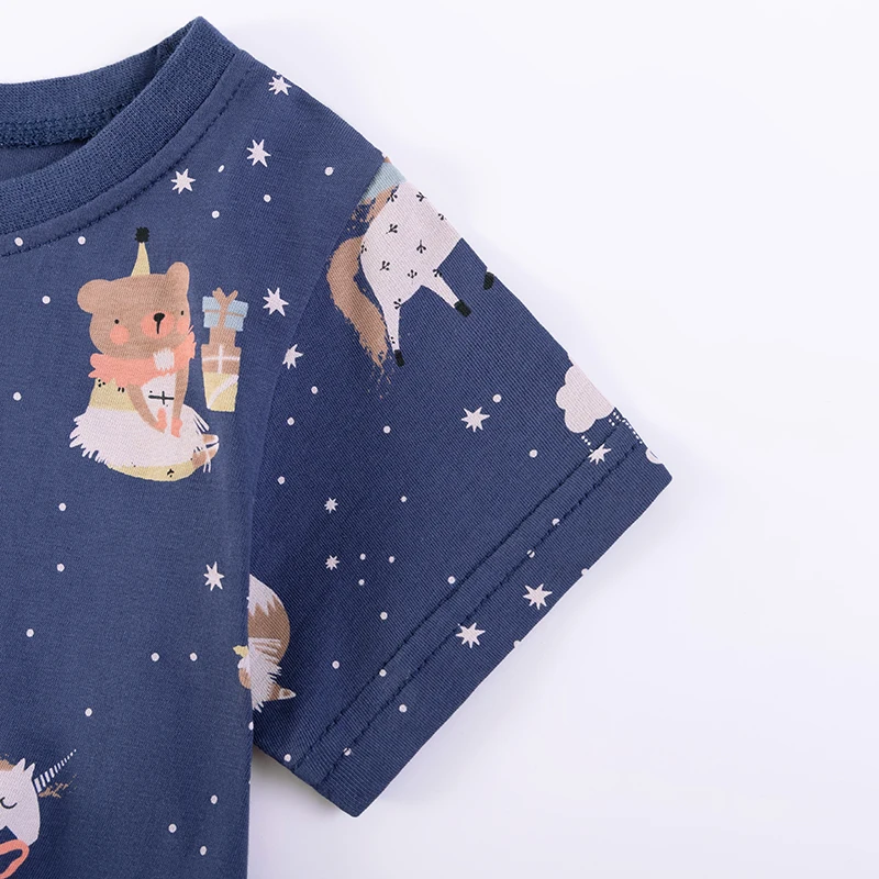 TUONXYE Kleidung für Neugeborene Mädchen Netzkleid Tier Bär und Hase Kinderkleider für Mädchen Partykleider – Detail 6