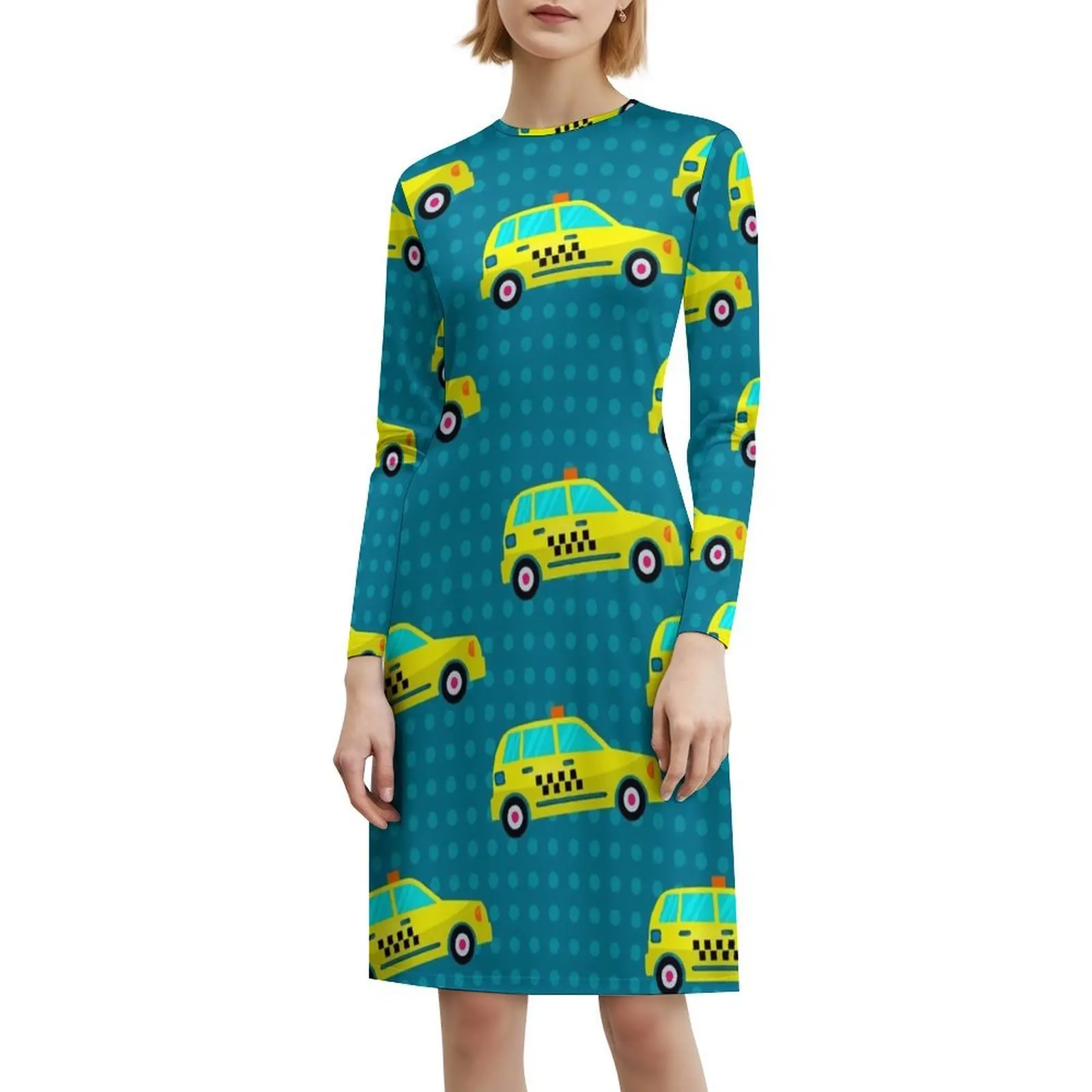 سيارة أجرة سلس نمط بوهو شيك فستان أنيق موضة شاطئ حفل زفاف ثوب السيارات السيارات خلفية خلفية الصبي