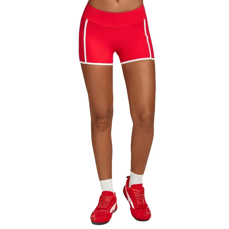 

Women's Yoga Shorts Color Blocking Tight Side Pockets High Waisted Shorts Suitable for Outdoor Running Sports Fitness Workout