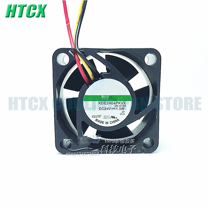 New KDE2404PKVX 24V 1.5W 4020 4CM 3-wire Maglev Cooling Fan