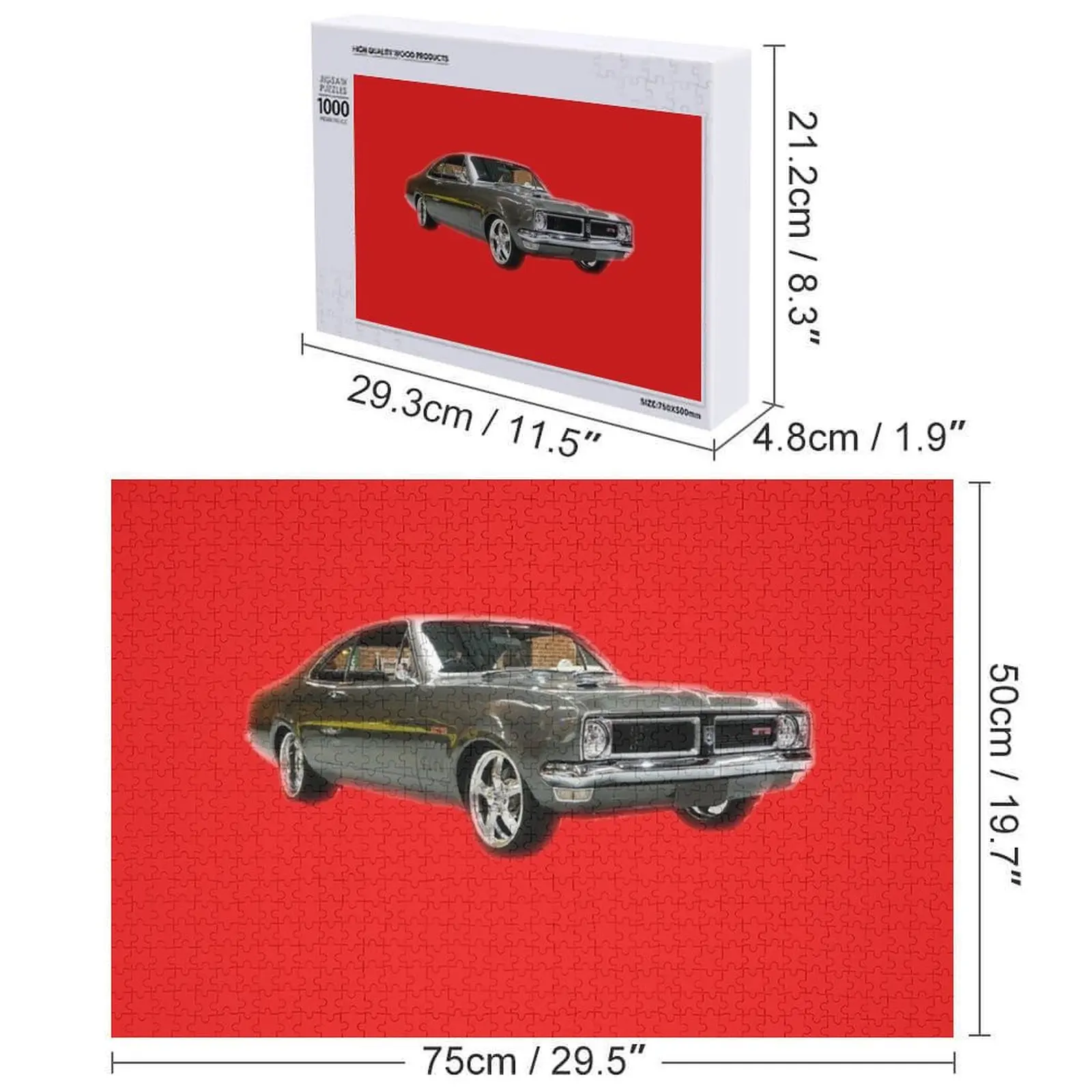 Holden Monaro 1971 Puzzle Foto Regali personalizzati Regalo personalizzabile personalizzato con foto puzzle