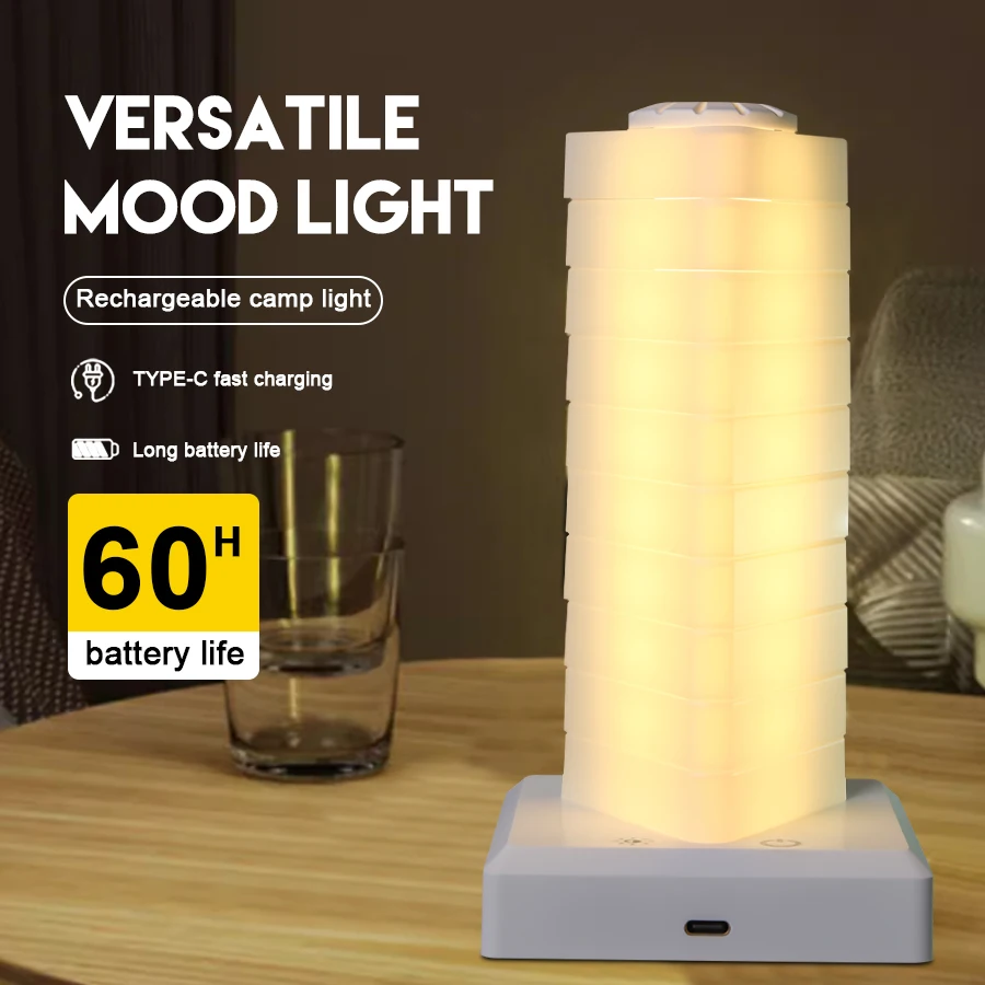 Modern DIY desktop ambient Light Adjustable Bedroom Restaurant Bar Atmosphere Light color changing desk lamp