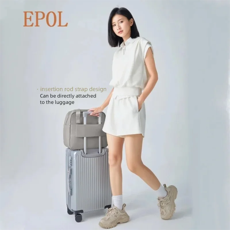 

Fouvor Large Capacity Travel Bag Short-Distance Trip Sports Fitness Bag Women's Luggage Handbag Maternity Hospital Bag 3062-01