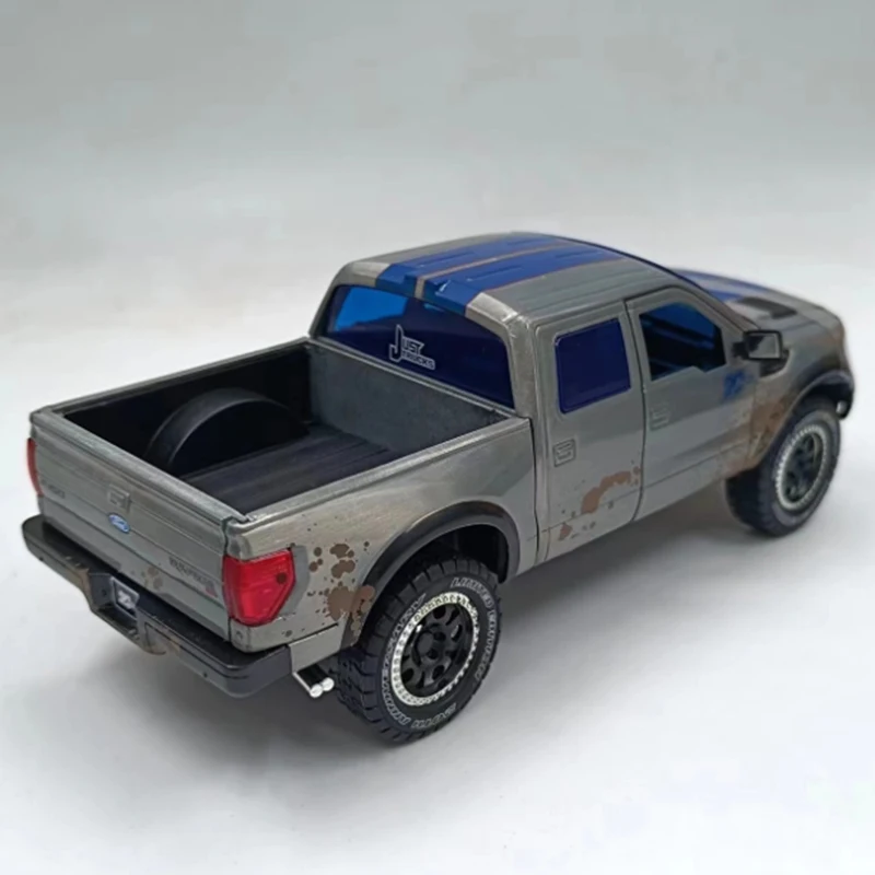 Jada 1:24 2011 Ford F150 Raptor - Stara wersja, symulacja, model samochodu ze stopu, statyczna kolekcja, dekoracja, prezenty świąteczne, zabawki