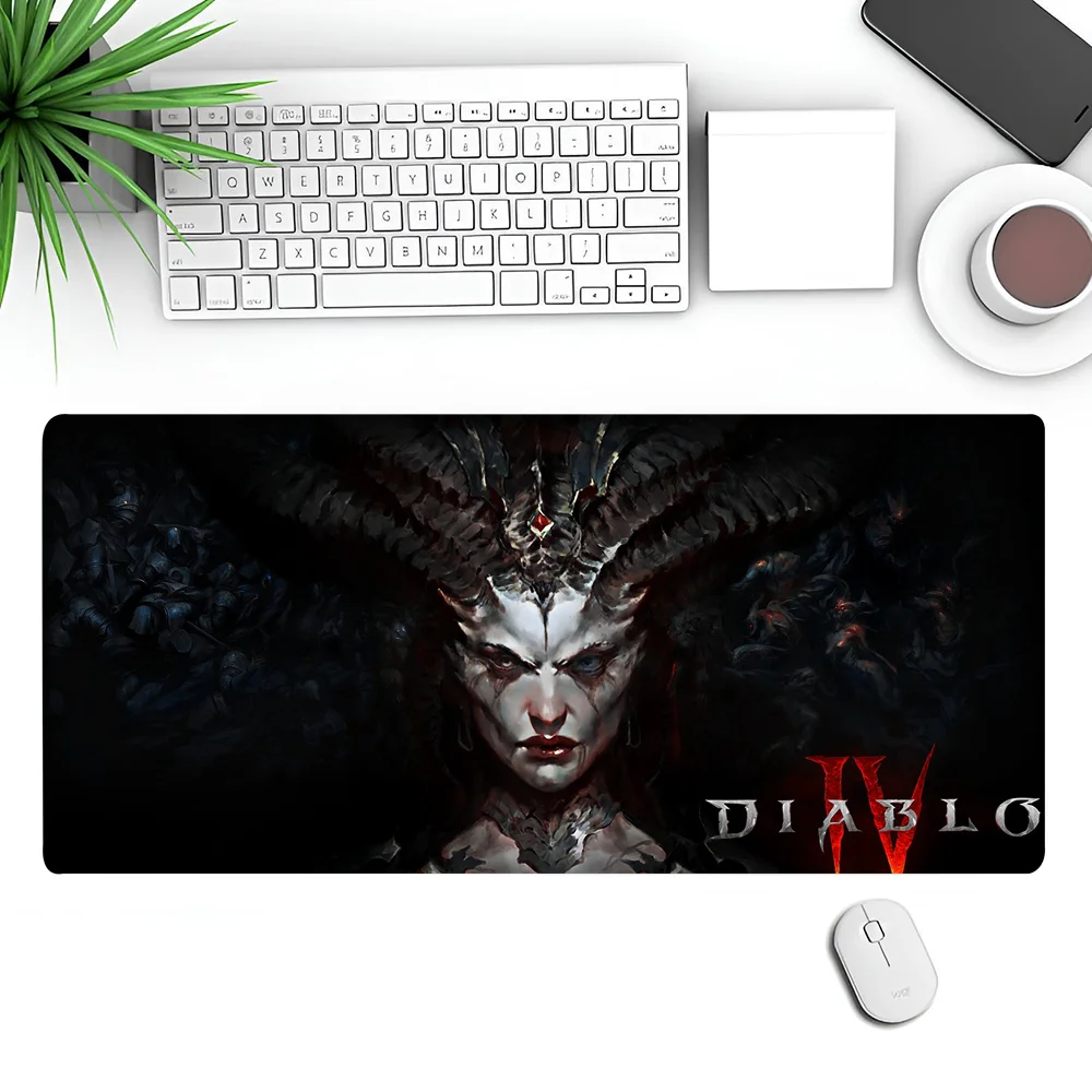 D-Diablo 4 Non-slip Mouse Pad Suitable For Office Computers Laptops E-sports Game Desk Mats XXL Keyboard