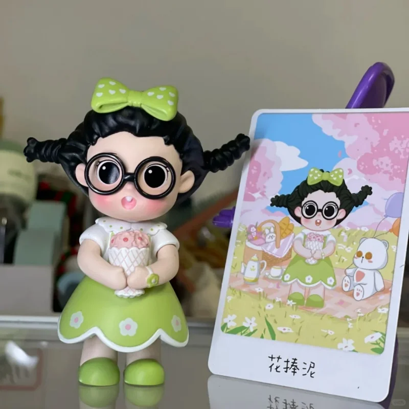 حقيقي Q.Kid هل الخاصة بك لطيف Imp سلسلة صندوق أعمى Kawaii اللعب سطح المكتب الديكور التماثيل اليدوية علاج لطيف دمية مفاجأة الهدايا