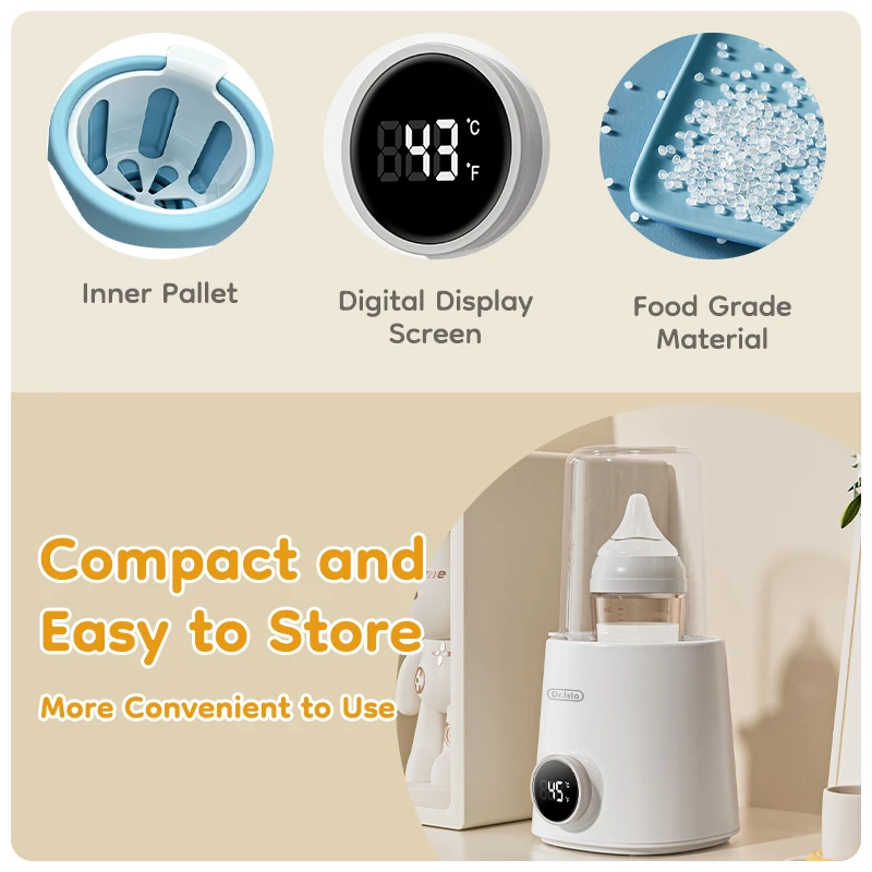 

2025 New Milk Warmer Travel Stroller Insulated Box Multi function Nursing Bottle Heater Home Baby Bottle Feeding Warmer