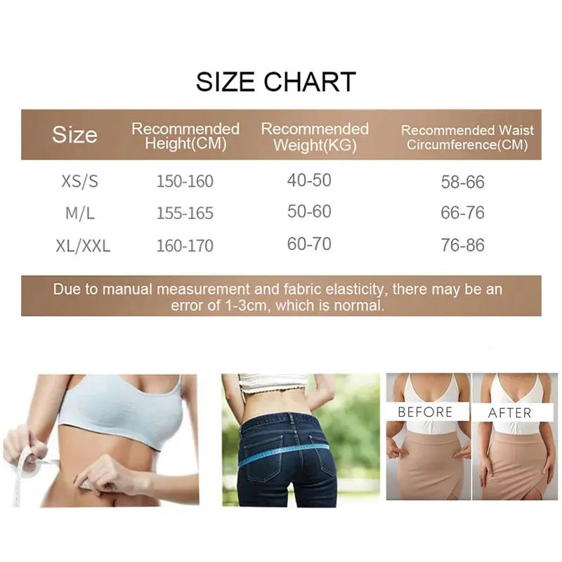 Waist Trainer Butt Lifter Slimming Underwear Body Shaper Body Shapewear Tummy Shaper Corset for Weight Loss High Waist Shaper