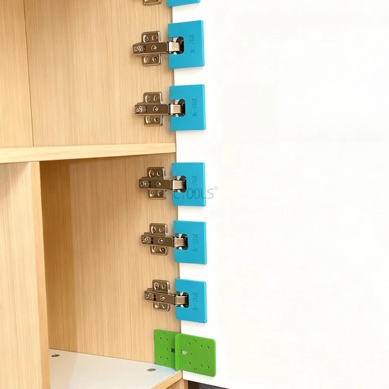 

Woodworking Hinge Mounting Fixing Tool Door Panel Gap Piece Cabinet Hinge Installation Fixed Plate Limit Spacer Mounting Tool