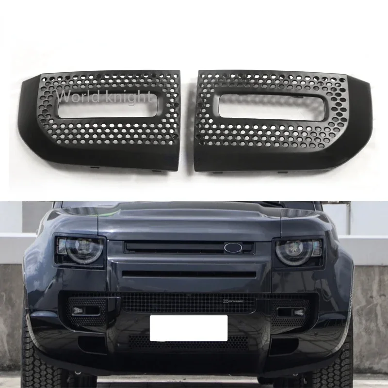 For 2020 Land Rover Defender Fog Lamp Cover Obsidian Fog Lights Frame for Car Accessories Auto Modification